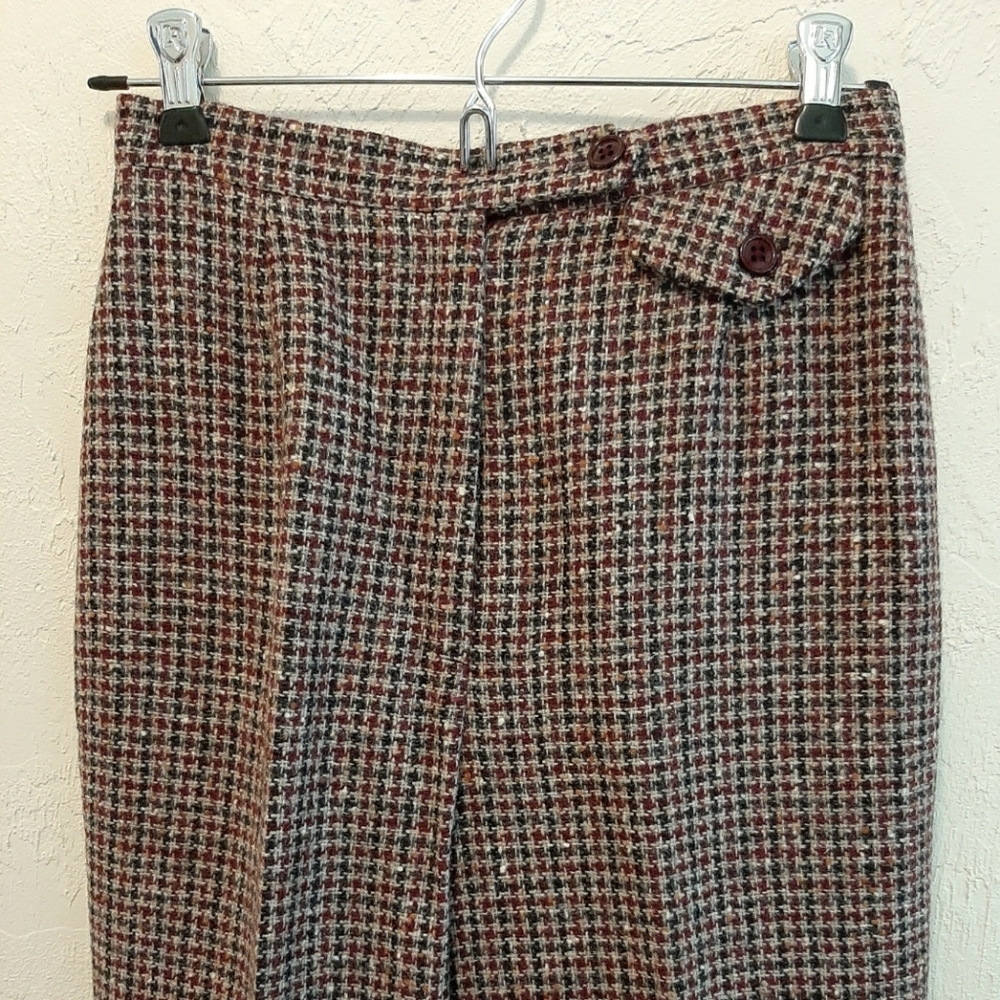 ❌SOLD❌ Vtg Houndstooth Union Made Slacks Pants XS - Picture 3 of 13